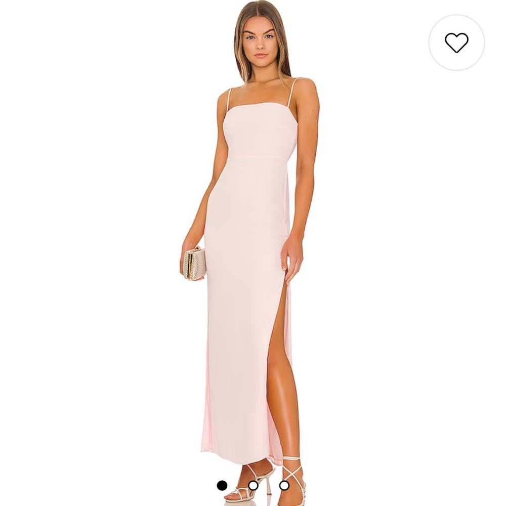 Revolve Superdown Addison maxi dress in blush